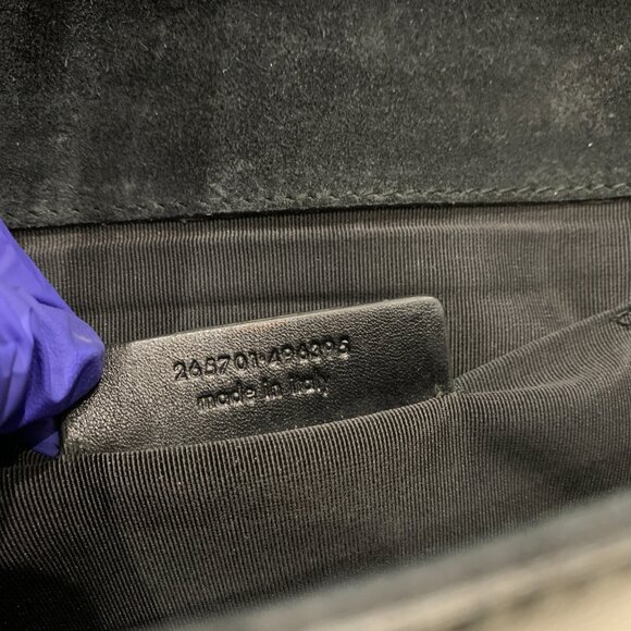 【6MK】YSL Crackled Patent Y Ligne Clutch Sku#84071 (Gently Used) - Picture 11 of 11